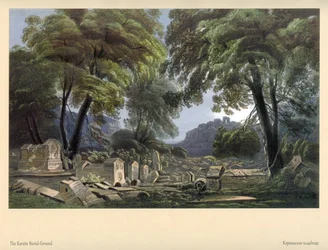 Karlo Bossoli. Karaim Cemetery